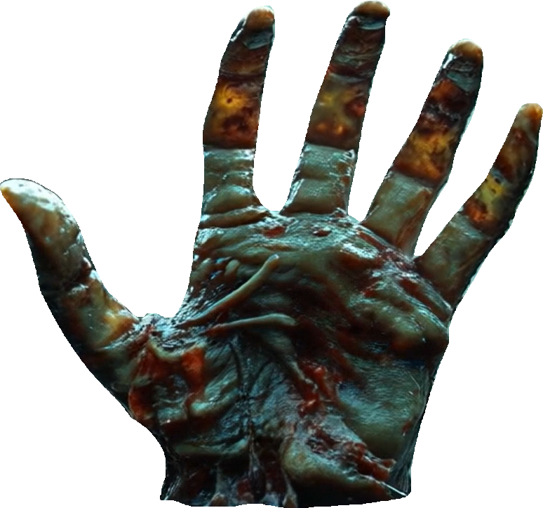 Creepy zombie hand